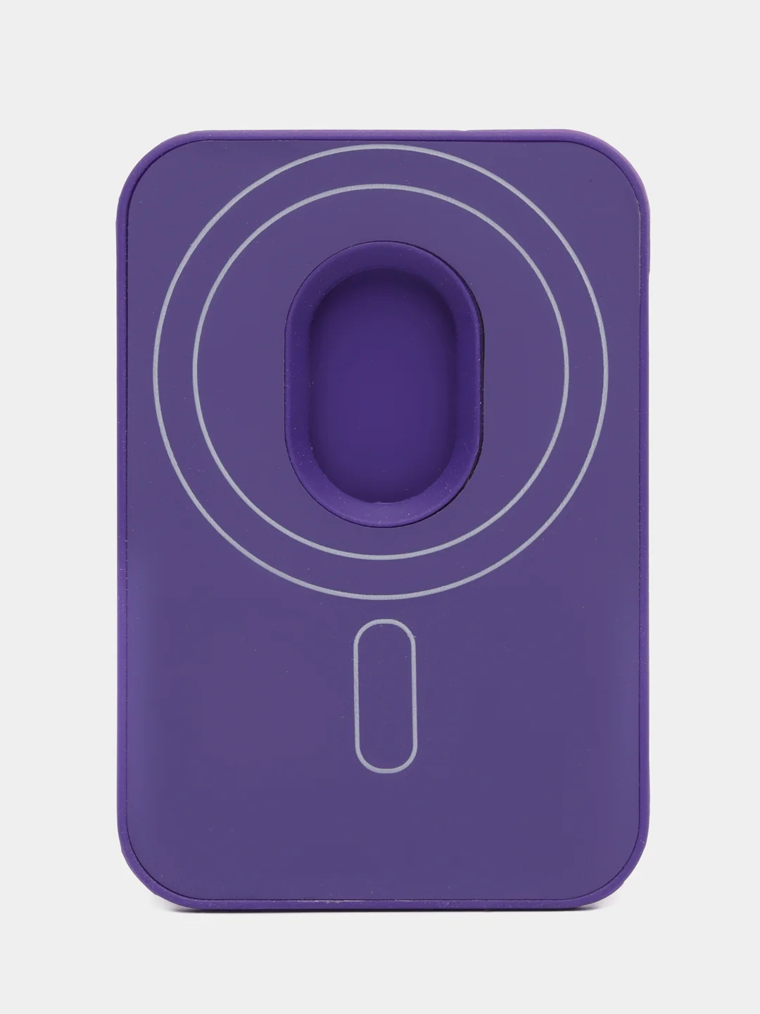 Фиолетовый iphone Silicone Wallet MagSafe / Силиконовый кошелёк магсэйф для айфона