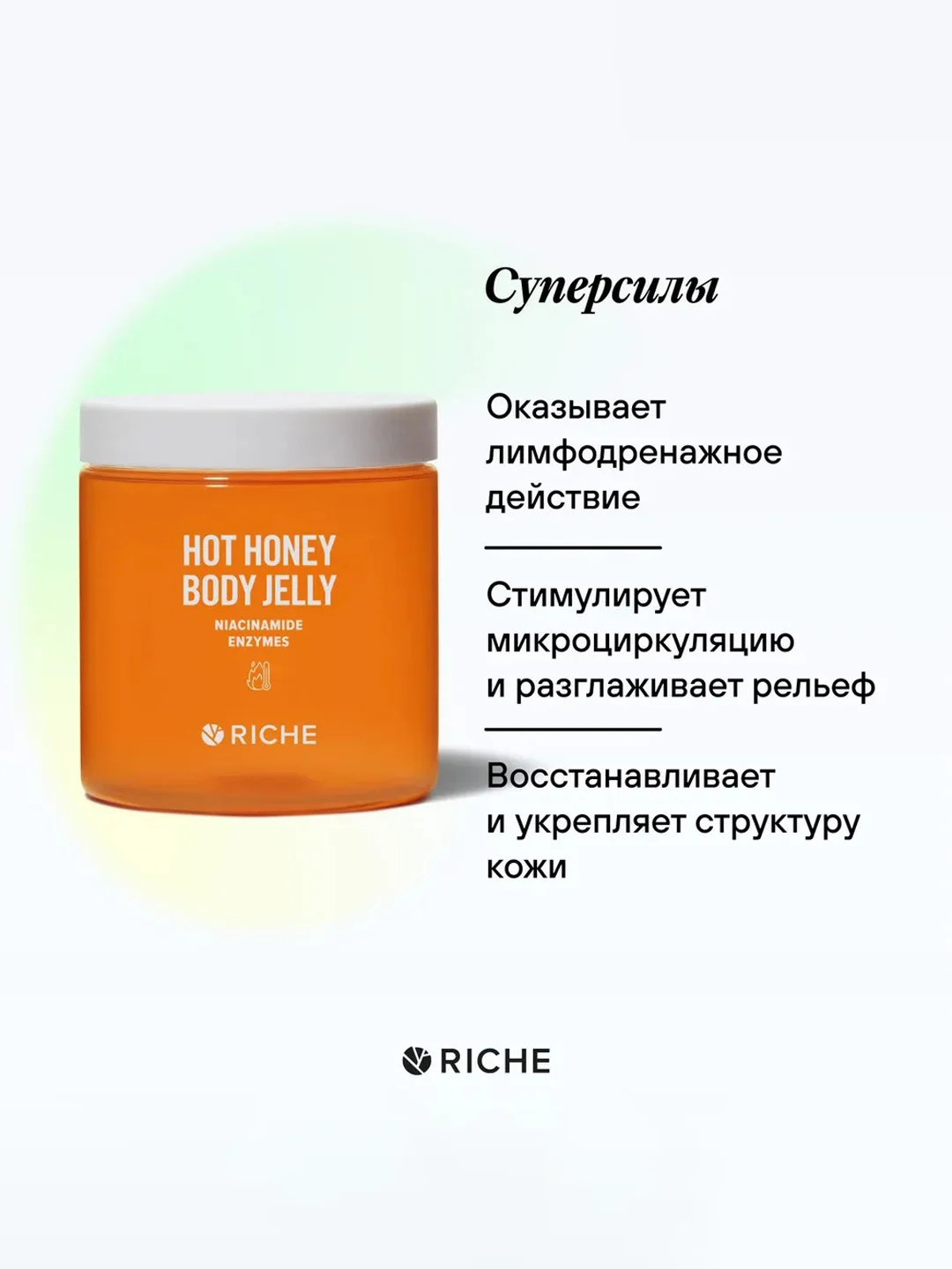 RICHE Горячее антицеллюлитное обертывание с ниацинамидом и мёдом