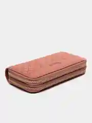 Красный кошелек женский с замком