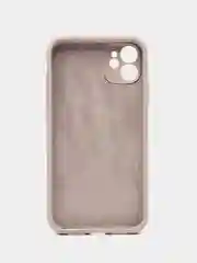 Бежевый меланж чехол Silicone Case для iPhone (Айфон) 11, 12, 13, 14, 15, Pro, Max
