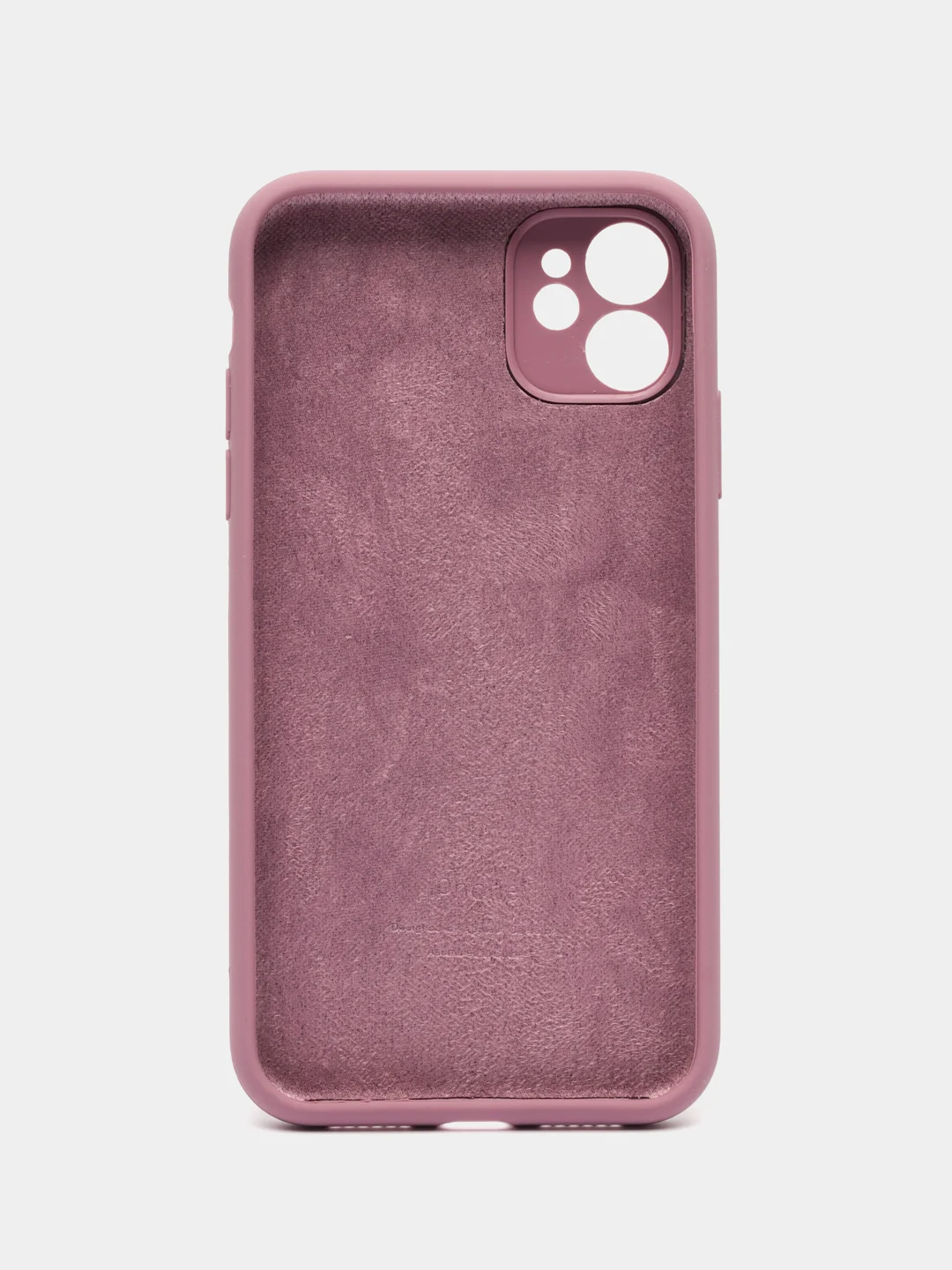 Сиреневый чехол Silicone Case для iPhone (Айфон) 11, 12, 13, 14, 15, Pro, Max