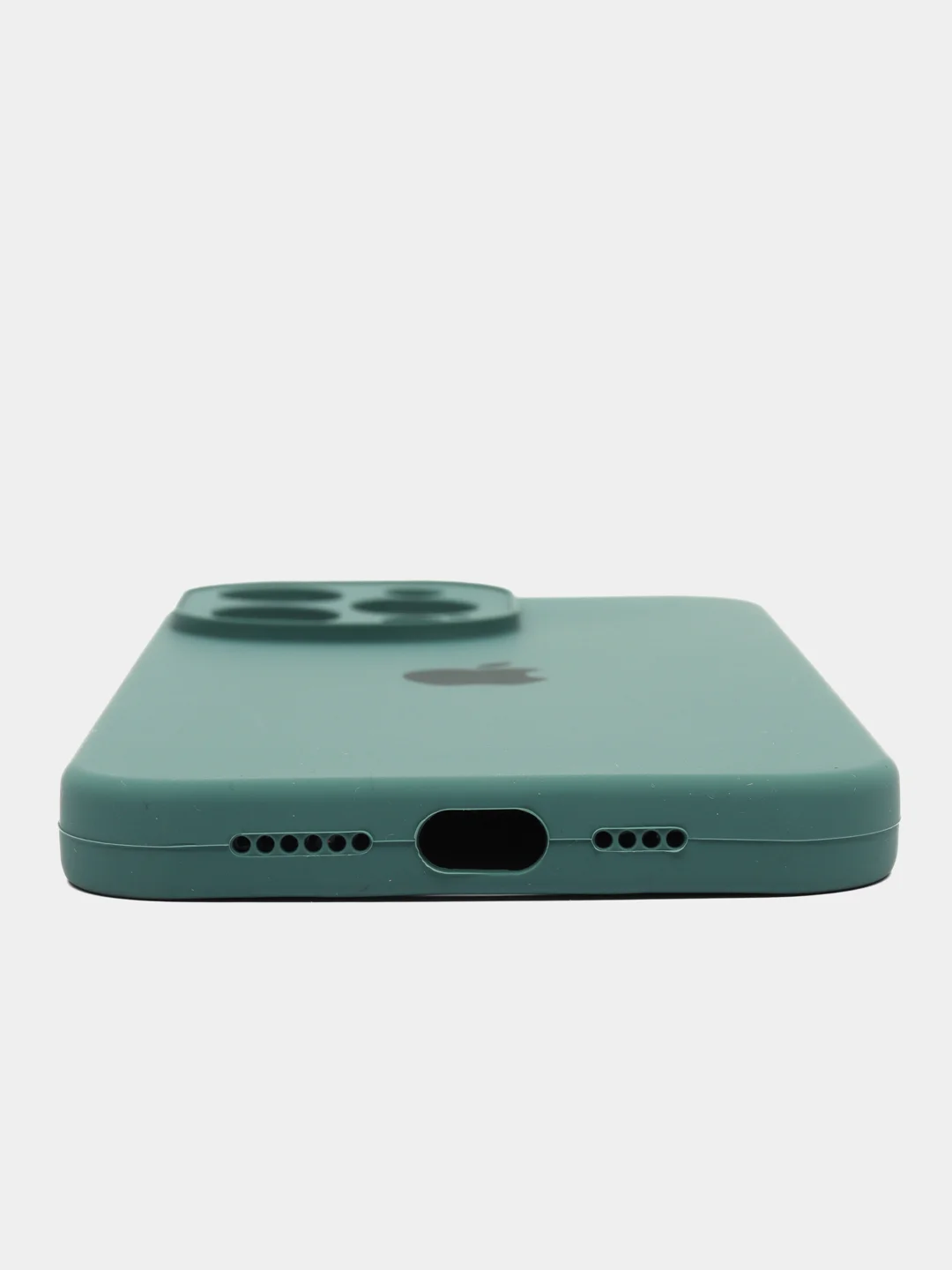 Тёмно-бирюзовый чехол Silicone Case для iPhone (Айфон) 11, 12, 13, 14, 15, Pro, Max