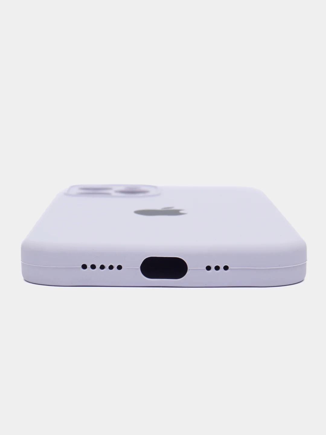 Фиолетовый чехол Silicone Case для iPhone (Айфон) 11, 12, 13, 14, 15, Pro, Max