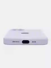 Фиолетовый чехол Silicone Case для iPhone (Айфон) 11, 12, 13, 14, 15, Pro, Max