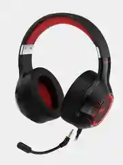 Красный наушники компьютерные с микрофоном проводные Edifier G33, Наушники игровые