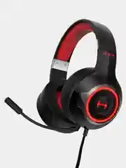 Красный наушники компьютерные с микрофоном проводные Edifier G33, Наушники игровые