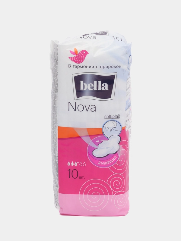 Прокладки гигиенические с крылышками Bella Nova soft, 10 штук