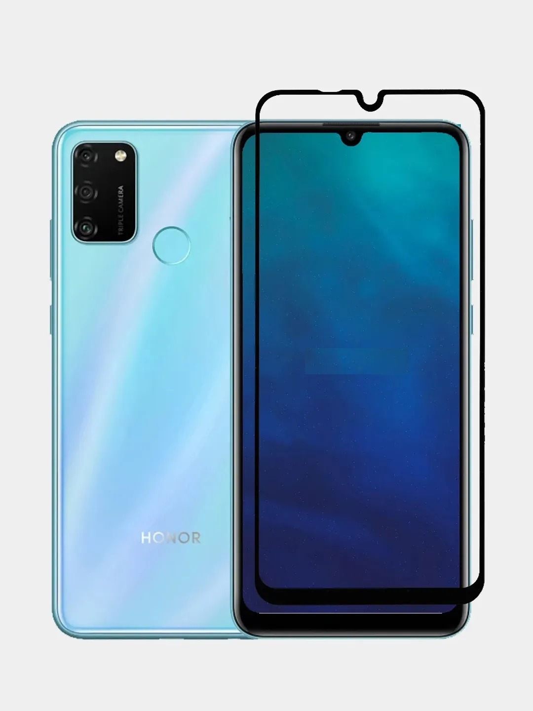 Защитное стекло Honor 9A / Y6P (20) / Y8P / 9А купить по цене 135.59 ₽ в  интернет-магазине Магнит Маркет