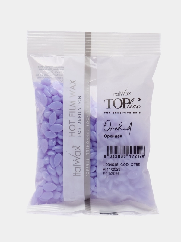 Воск пленочный ItalWax Top Line "Орхидея" для депиляции, гранулированный, 100 г