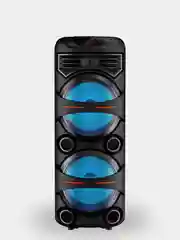 Тёмно-серый колонка Bluetooth с LED-подсветкой ZQS 80Вт (USB/SD/AUX/FM) + микрофон/пульт