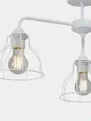 Белый люстра потолочная Vitaluce V3102-0/3PL, 3 лампы, E27 макс. 40Вт, цвет белый матовый