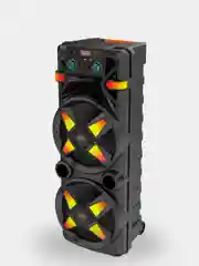 Угольный колонка Bluetooth с LED-подсветкой ZQS 80Вт (USB/SD/AUX/FM) + микрофон/пульт
