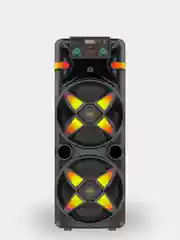 Угольный колонка Bluetooth с LED-подсветкой ZQS 80Вт (USB/SD/AUX/FM) + микрофон/пульт