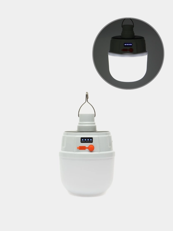 Лампа-фонарь кемпинговый, на солнечных батареях и USB светодиодный