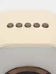 Белый беспроводная портативная караоке колонка с микрофонами, Bluetooth колонка с LED подсветкой