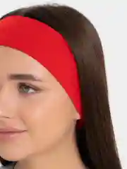 Красный повязка на голову женская, спортивная