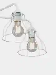 Белый люстра потолочная Vitaluce V3102-0/5PL, 5 ламп, E27 макс. 40Вт, цвет белый матовый