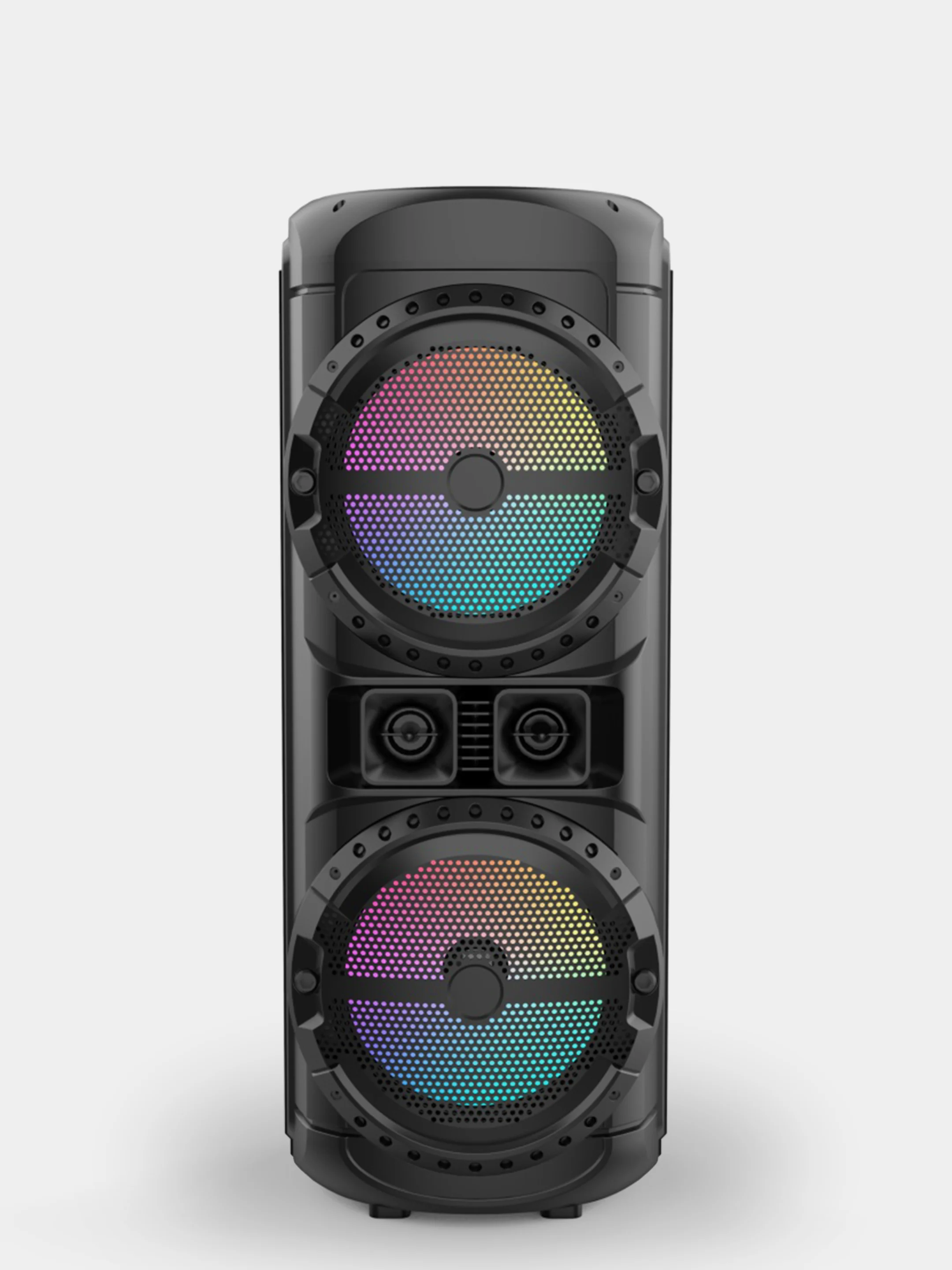 Разноцветный колонка Bluetooth с LED-подсветкой ZQS 80Вт (USB/SD/AUX/FM) + микрофон/пульт