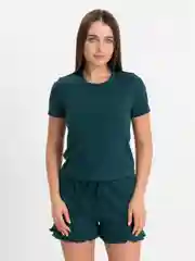Зеленый пижама женская футболка шорты