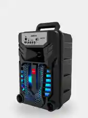 Серый колонка Bluetooth с LED-подсветкой ZQS 16Вт (USB/SD/AUX/FM)