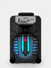 Серый колонка Bluetooth с LED-подсветкой ZQS 16Вт (USB/SD/AUX/FM)