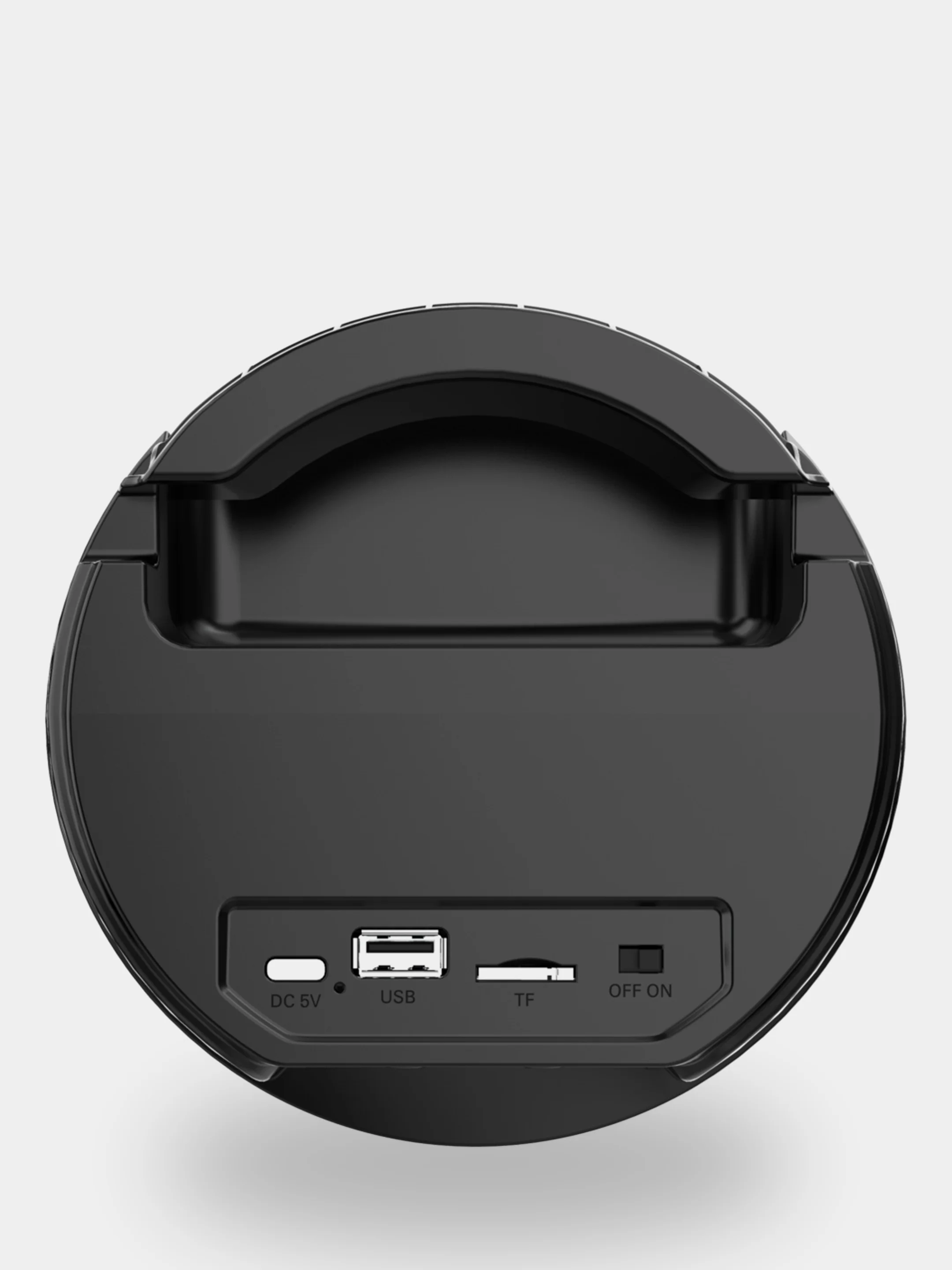 Тёмно-серый колонка Bluetooth с LED-подсветкой ZQS 16Вт (USB/SD/AUX/FM)