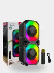 Угольный колонка Bluetooth с LED-подсветкой ZQS 16Вт (USB/SD/AUX/FM)
