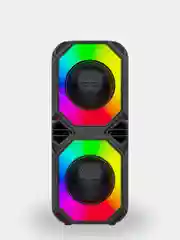 Тёмно-серый колонка Bluetooth с LED-подсветкой ZQS 16Вт (USB/SD/AUX/FM)