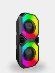 Тёмно-серый колонка Bluetooth с LED-подсветкой ZQS 16Вт (USB/SD/AUX/FM)