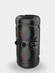 Хром колонка Bluetooth с LED-подсветкой ZQS 16Вт (USB/SD/AUX/FM)
