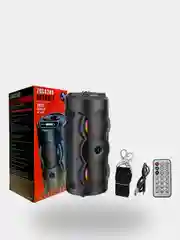 Черный колонка Bluetooth с LED-подсветкой ZQS 16Вт (USB/SD/AUX/FM)