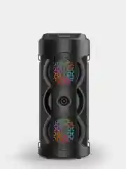 Черный колонка Bluetooth с LED-подсветкой ZQS 16Вт (USB/SD/AUX/FM)