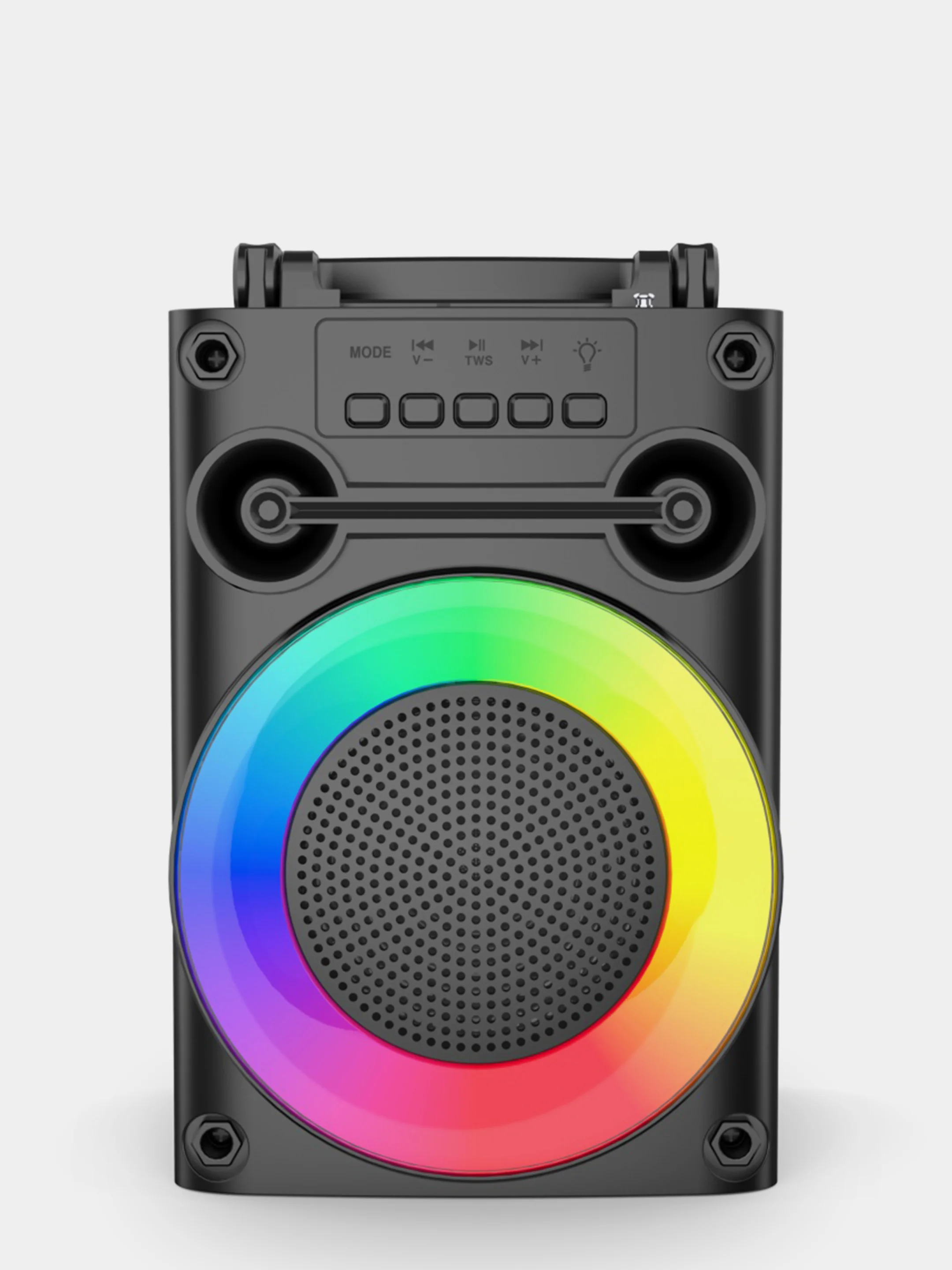 Разноцветный колонка Bluetooth с LED-подсветкой ZQS 16Вт (USB/SD/AUX/FM)