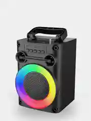 Разноцветный колонка Bluetooth с LED-подсветкой ZQS 16Вт (USB/SD/AUX/FM)
