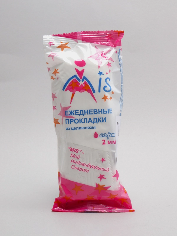 Прокладки ежедневные Mis, целлюлоза, 20 штук