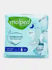 Набор гигиенических прокладок Molped Antibac Extra Long, антибактериальные, 6 капель