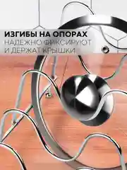 Сушилка-подставка 3 вида КАРТОФАН, держатель для посуды/крышек/разделочных досок/тарелок