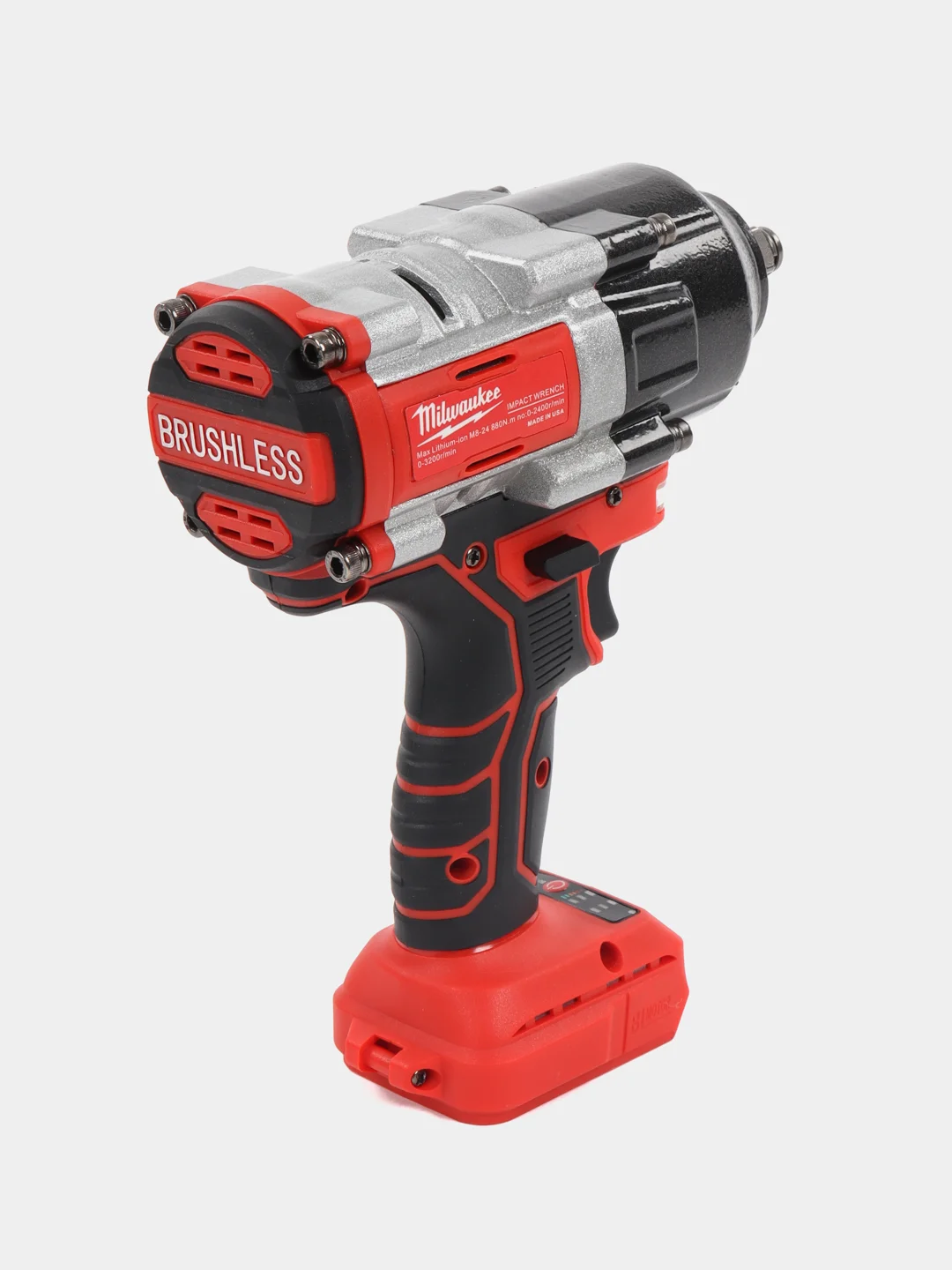 Гайковерт аккумуляторный Milwaukee 800 Hm бесщеточный 1/2-дюймовый с двумя АКБ в кейсе
