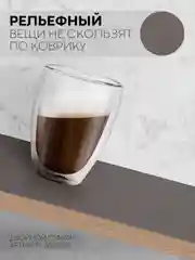Черный водостойкий коврик в рулоне КАРТОФАН, для холодильника, ящиков, полок длина 1,5 -3 м