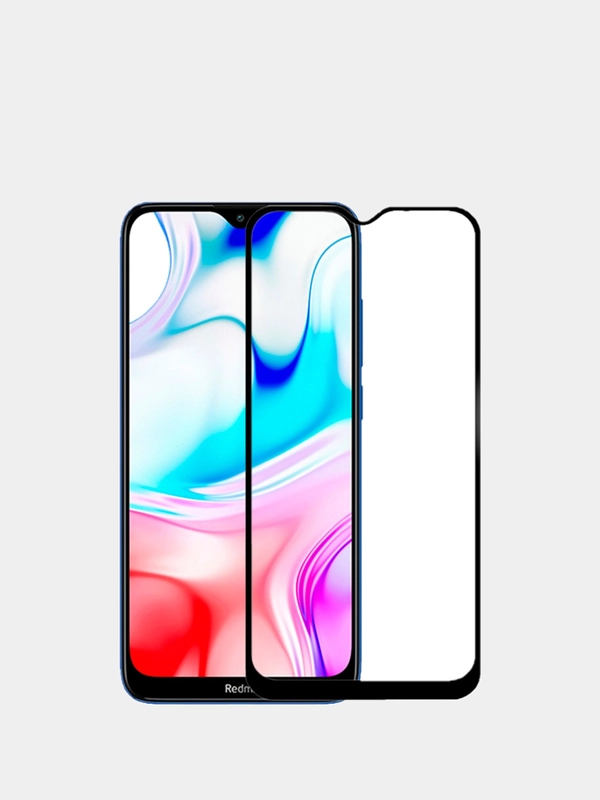 Защитное стекло 9D для Xiaomi Redmi 8, 8A (Сяоми Редми 8, 8А)