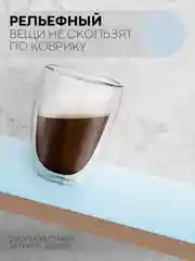 Бежевый водостойкий коврик в рулоне КАРТОФАН, для холодильника, ящиков, полок длина 1,5 -3 м