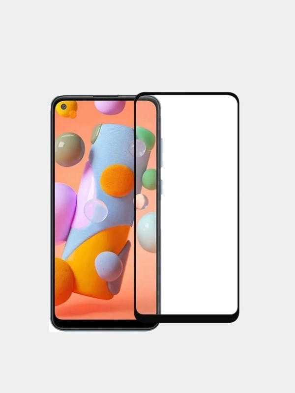Защитное стекло для Samsung Galaxy A11 / M11 (Самсунг Галакси А11 M11) полное приклеивание