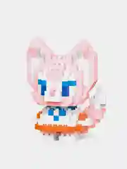 Фиолетовый детский 3D конструктор, игрушка развивающая