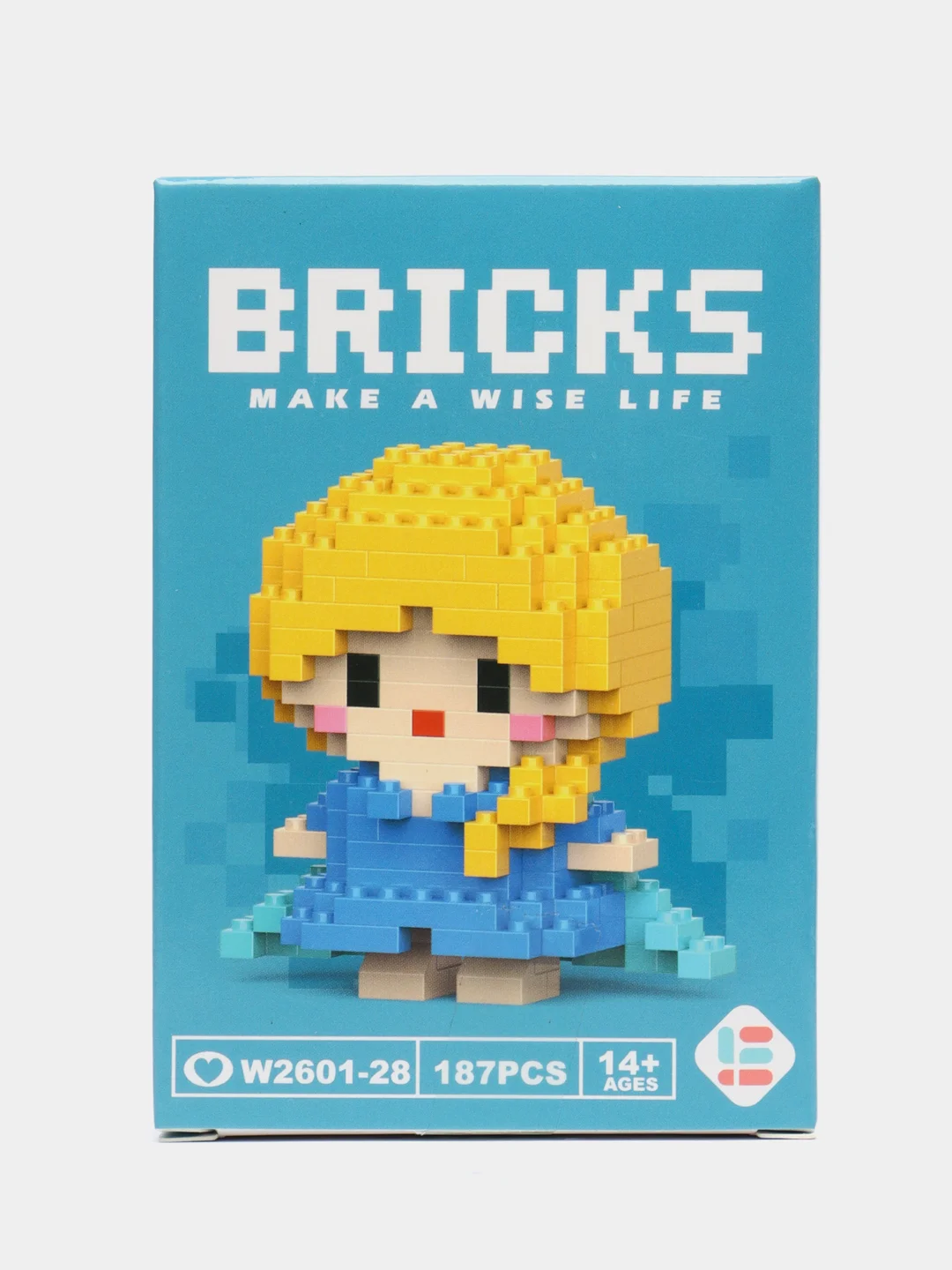 Белый детский 3D конструктор, игрушка развивающая