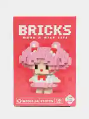Бордовый детский 3D конструктор, игрушка развивающая