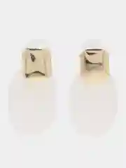 Серьги "Танзания", перламутровые овалы