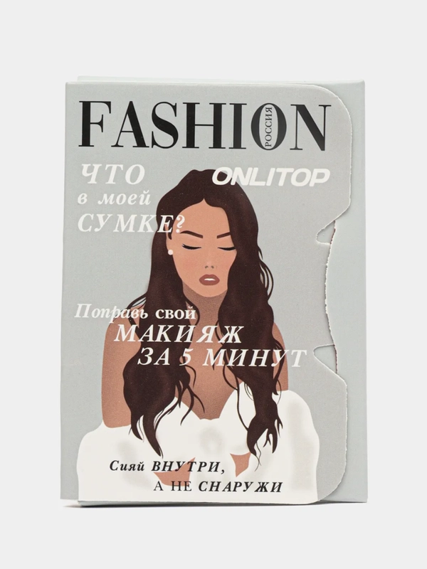 Матирующие салфетки Девушка в платье, 100 шт, розовые