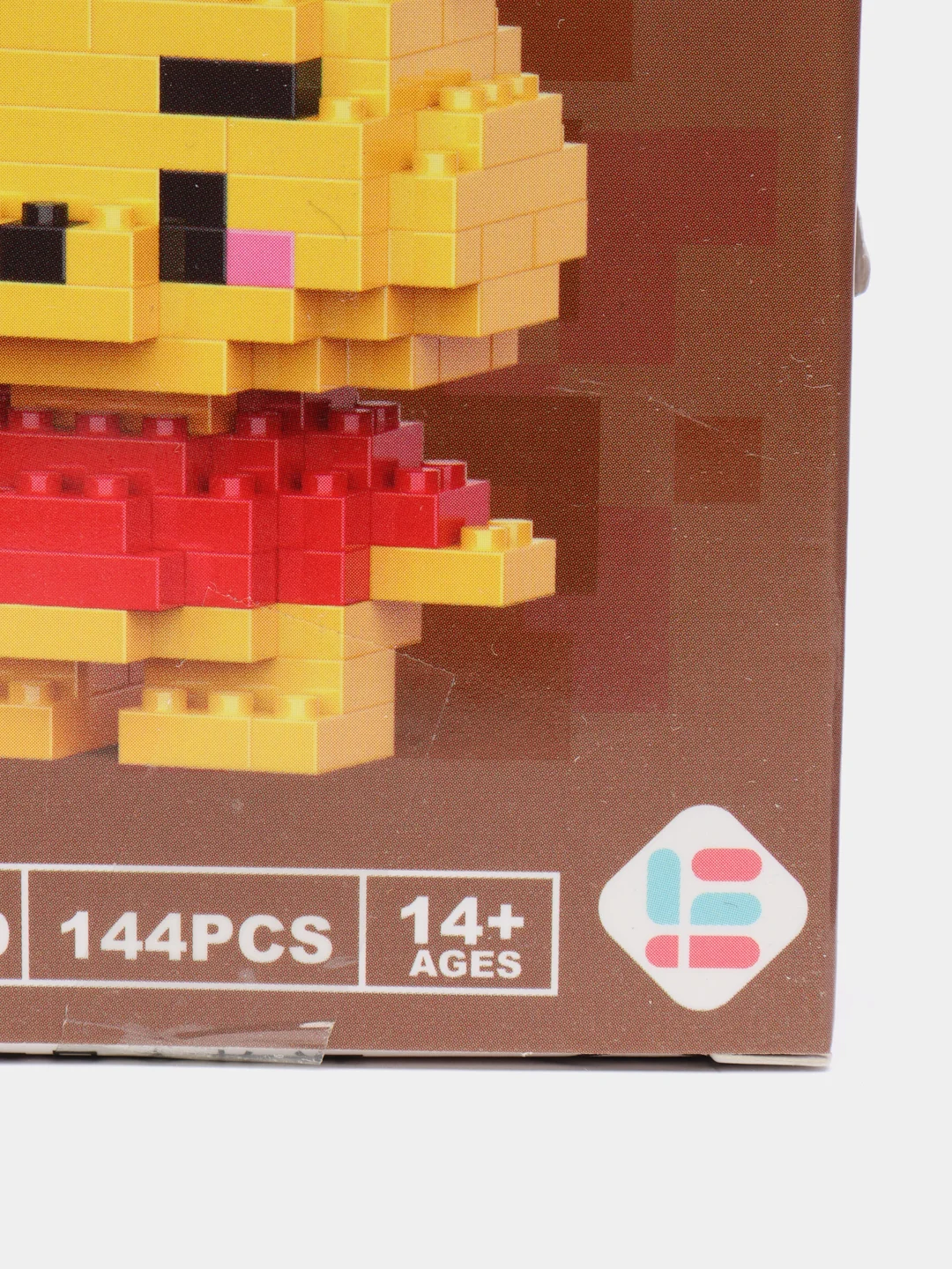 Коричневый детский 3D конструктор, игрушка развивающая