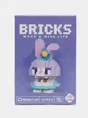 Лавандовый детский 3D конструктор, игрушка развивающая