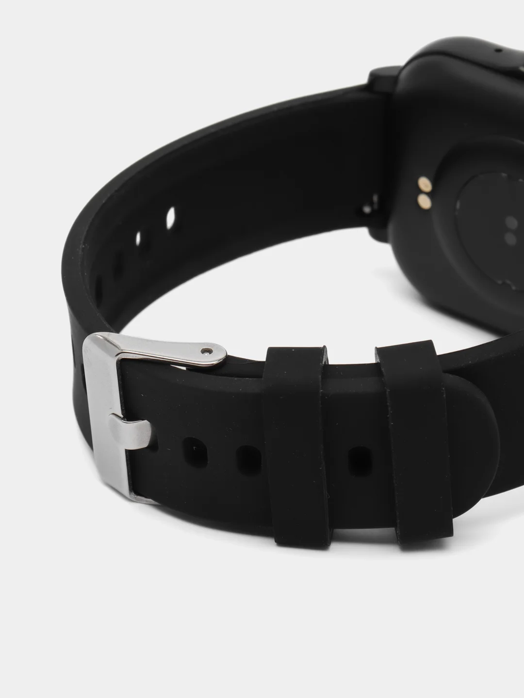 Черный умные часы с силиконовым ремешком Smart watch Q13